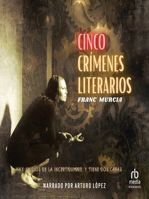 cover image of Cinco crímenes literarios